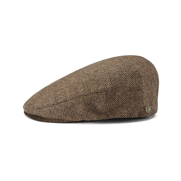Brixton Hooligan Snap Cap Casquette Beret - Brown / Khaki - Streetart.fr